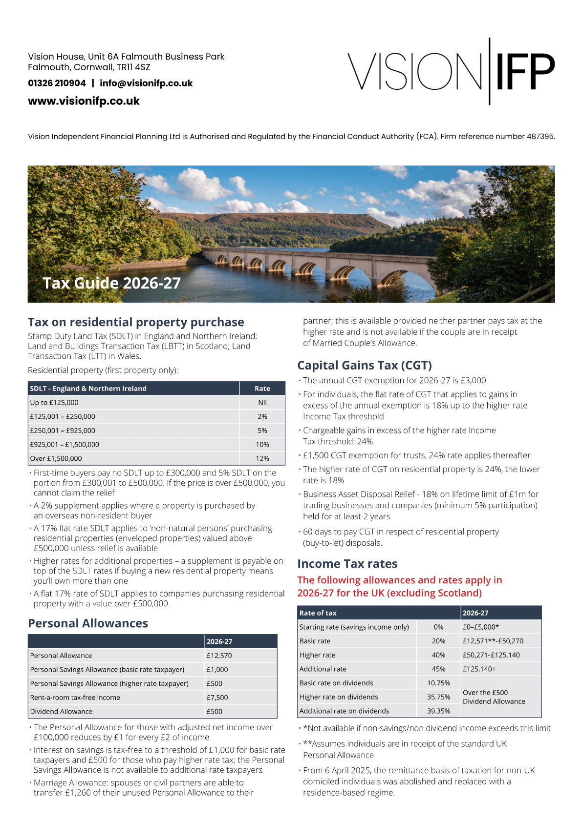 Vision Tax Guide 2026-27